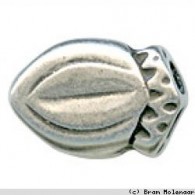 10 stuks - Metaal kraal antiek zilver (7082) - #11186
