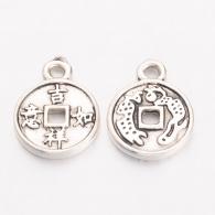 10 stuks - Muntje zilverkleur 15mm - #215337