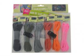 2mm set Paracord - Set met sluitingen - #369301