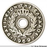 3x een Metalen munt 54mm (6514) - #14582
