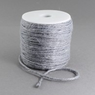 5 meter hempkoord grijs - #83408