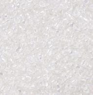 6/0 rocailles, iris ronde, transparant, 4mm, 100g - #492147