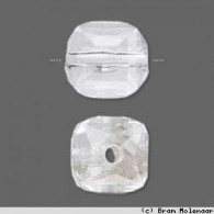 Acrylkralen Cube facet transparant 17x15mm  - #11703