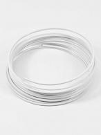 Aluminiumdraad Wit 2mm / Per 3 meter - #70266