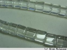 BB Blokje 6mm Crystal - 50Stuks - #5910