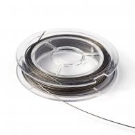Beading wire zilver  0,45mm - 10 meter - staaldraad - #1117