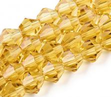 Bicones goud 4mm per streng - #492249