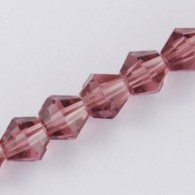 Bicones licht paars 4mm per streng - #11097