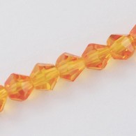 Bicones oranje 4mm per streng - #11295