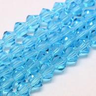 Bicones Turquise 6mm - 43 stuks per streng - #492252