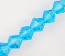 Bicones Turquise 8mm - 43 stuks per streng - #11286