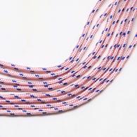 blauw/roze paracord 2mm - per 5 meter verpakt - #68012