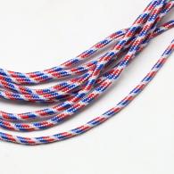 blauw/wit/rood paracord 2mm - per 5 meter verpakt - #67937