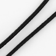 Elastiek 4mm zwart - 10 meter - #520