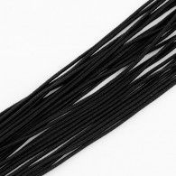 Elastiek 4mm zwart - 10 meter - #520