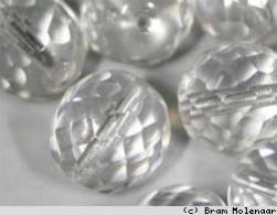 Facetkralen Crystal 14mm - per 10 stuks - #492241