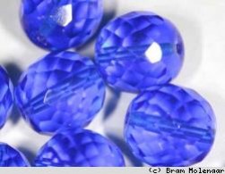 Facetkralen Donkerblauw 14mm - #5874