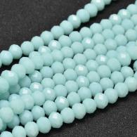 Facetkralen rondell licht blauw 6*4mm - streng72st - #10591