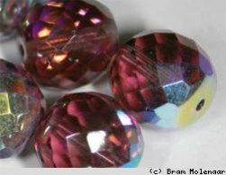 Facetkralen Tanzanite AB 4mm - 150 stuks - #5827