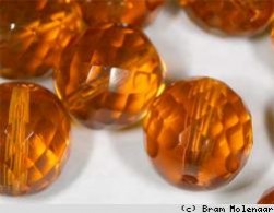 Facetkralen Topaz 12mm - #5885