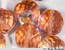 Facetkralen Zalm Roze AB 14mm - #5820