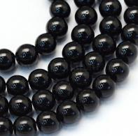 Glasparels zwart 12mm per streng - #492269