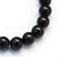 Glasparels zwart 12mm per streng - #492269