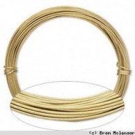 Gouden wire &amp; wire draad 0,6mm - 9 meter - #349
