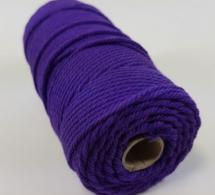 hemp/ macrame koord - 1,5mm - paars 100gram - #493690