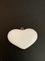 Houten Hart wit breed 40mm x30mm - #451277