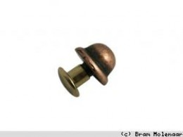 JolieStyle Bronskleur 8mm inslag bol - #6242