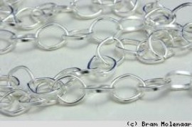 Ketting 342 ovaal   - Per meter - #19189