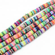 Klei kralen bloem 6x1mm - 300-350stuks - #189974