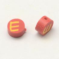 Klei kralen letterkralen- 20 stuks - 6x4mm - #189985