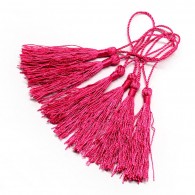 Kwastjes cerise 130mm - per 5 stuks - #10332