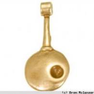 Metaal hanger antiek koperkleur - #10513