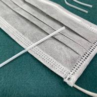 Mondkapjes neusbeschermer 10cm wit - 25 stuks verpakt - #190445
