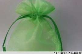 Organza groen 0,9x14cm - #15282