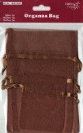 Organza mix bruin - #82668