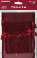 Organza mix rood - #82669