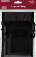 Organza mix zwart - #82672