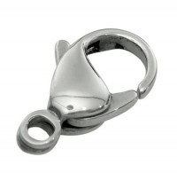 Oudzilver karabijnsluiting 10mm - per 5 stuks - #3