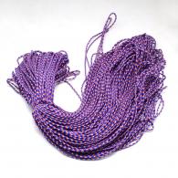 Paars/wit/zwart  paracord 2mm - per 5 meter verpakt - #152753