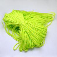Paracord appelgroen/geel 2mm - per 5meter verpakt - #81018