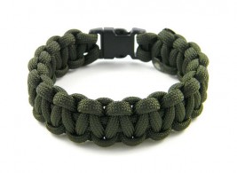 Paracord olijf donker - 4mm - per 5 meter - #7720