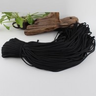 Paracord zwart- 4mm - per 5 meter - #76239