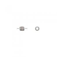 Per 10 stuks - Metalenkralen tube 4x2mm - #470777