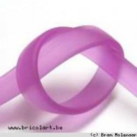 Plat rubber Fuchsia 10mm - per meter - #16557