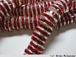Preciosa Rondells Siam rood 8mm - #2679