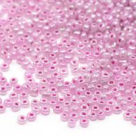 Rocailles, Ceylon, Ronde, MediumOrchid, 2mm, Hole: 1 mm; ongeveer 3000pcs / 50Gramm - #217374